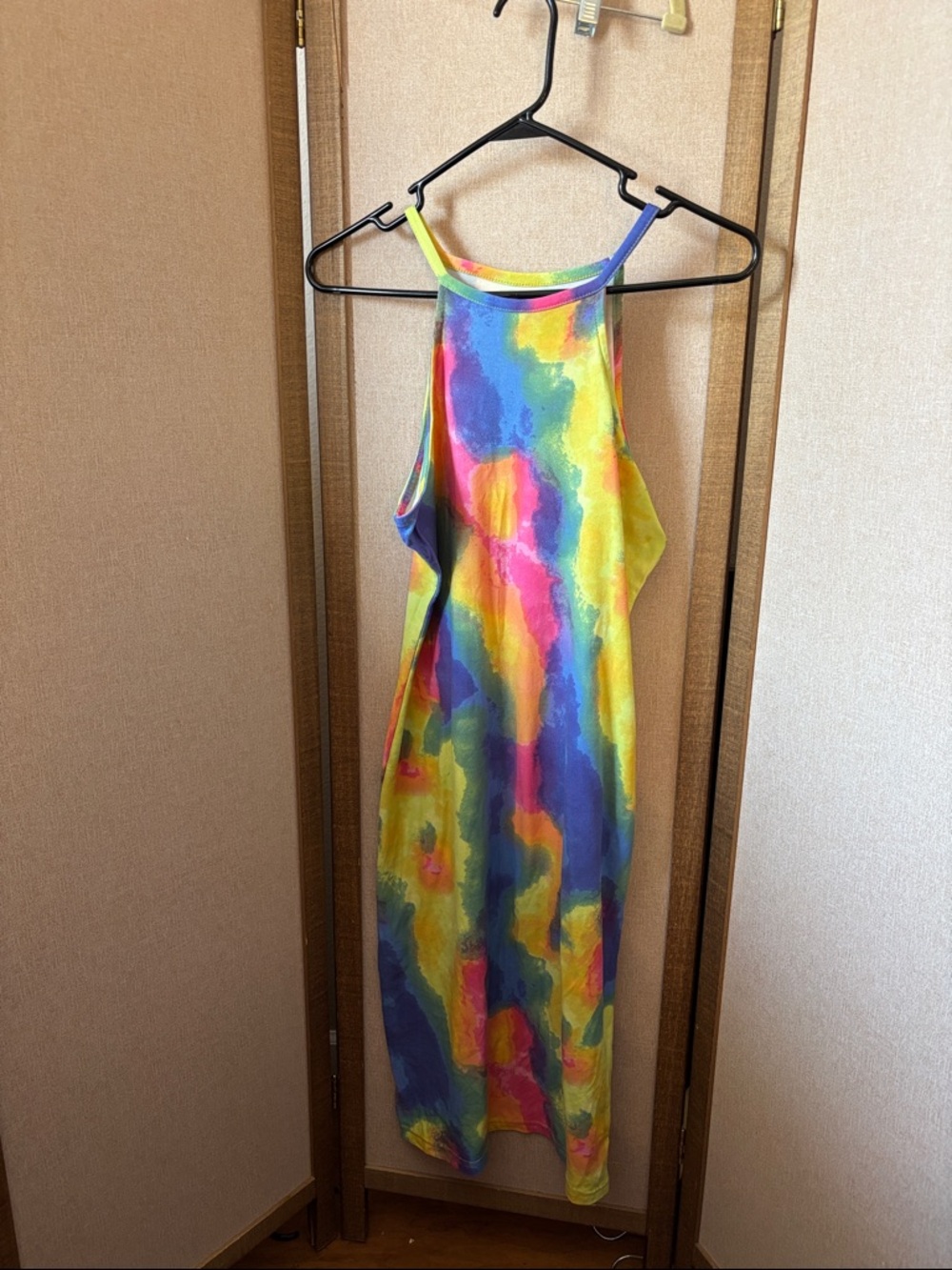 Bright Multicolor Tie-Dye Dress Junior Large